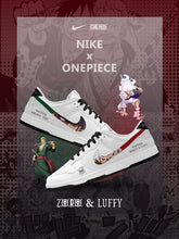 Ruffy und Zoro V.1 Custom Court-Low Sneakers